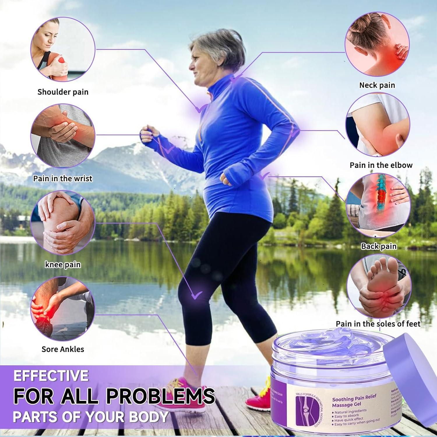 Smoothing Pain Relief Massage Gel (Pack of 2)